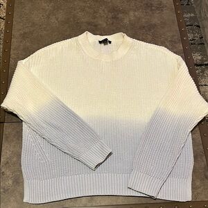 Women’s  White and light blue Sweater